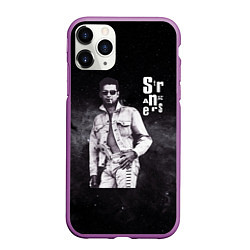 Чехол iPhone 11 Pro матовый Depeche Mode - Dave Gahan strangers pistol, цвет: 3D-фиолетовый