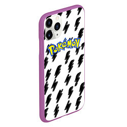 Чехол iPhone 11 Pro матовый Pokemon zippy, цвет: 3D-фиолетовый — фото 2