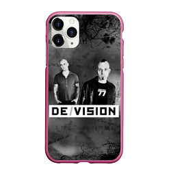 Чехол iPhone 11 Pro матовый Devision - a band from germany, цвет: 3D-малиновый