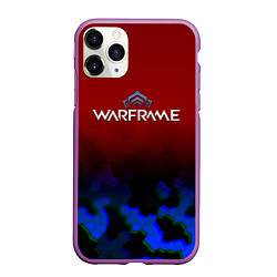 Чехол iPhone 11 Pro матовый Warframe броня солдата