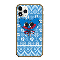 Чехол iPhone 11 Pro матовый Huggy Wuggy christmas sweater