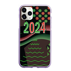 Чехол iPhone 11 Pro матовый 2024 абстрактный фон