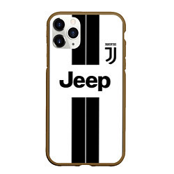 Чехол iPhone 11 Pro матовый Juventus collection, цвет: 3D-коричневый