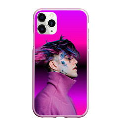 Чехол iPhone 11 Pro матовый Lil Peep фиолетовый лук