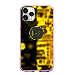 Чехол iPhone 11 Pro матовый Twenty one pilots yellow music