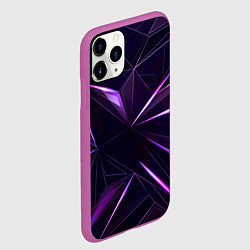 Чехол iPhone 11 Pro матовый Фиолетовый хрусталь, цвет: 3D-фиолетовый — фото 2