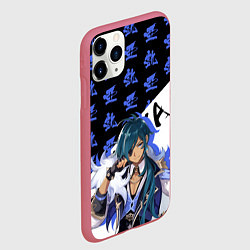 Чехол iPhone 11 Pro матовый Кэйа - Геншин Импакт, цвет: 3D-малиновый — фото 2