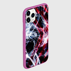Чехол iPhone 11 Pro матовый Дым и стрелки, цвет: 3D-фиолетовый — фото 2