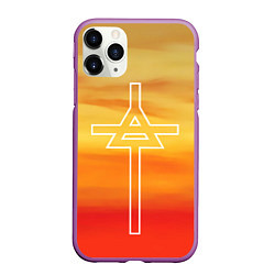 Чехол iPhone 11 Pro матовый Icon 30STM, цвет: 3D-фиолетовый