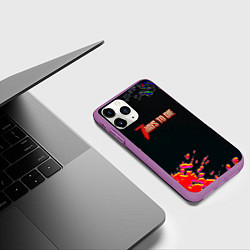 Чехол iPhone 11 Pro матовый 7 Days to Die зомби гейм, цвет: 3D-фиолетовый — фото 2