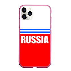Чехол iPhone 11 Pro матовый Russia - classic