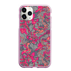 Чехол iPhone 11 Pro матовый Розовый серый сон, цвет: 3D-розовый