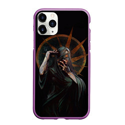 Чехол iPhone 11 Pro матовый Within Temptation bleed out, цвет: 3D-фиолетовый