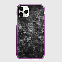 Чехол iPhone 11 Pro матовый Абстракция - стареющее железо, цвет: 3D-фиолетовый
