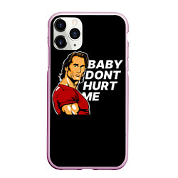 Чехол iPhone 11 Pro матовый Baby dont hurt me - Mike OHearn