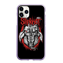 Чехол iPhone 11 Pro матовый Slipknot - козёл