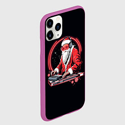 Чехол iPhone 11 Pro матовый Саната диджей, цвет: 3D-фиолетовый — фото 2