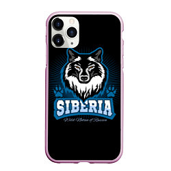 Чехол iPhone 11 Pro матовый Сибирь - волк