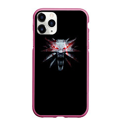 Чехол iPhone 11 Pro матовый The Witcher logo game