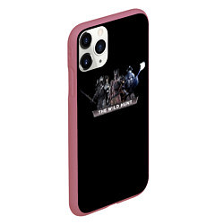 Чехол iPhone 11 Pro матовый The Witcher CD Projekt, цвет: 3D-малиновый — фото 2