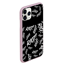 Чехол iPhone 11 Pro матовый Paramore alllogo, цвет: 3D-розовый — фото 2