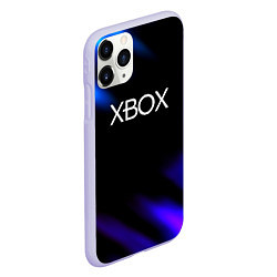 Чехол iPhone 11 Pro матовый Xbox neon games, цвет: 3D-светло-сиреневый — фото 2