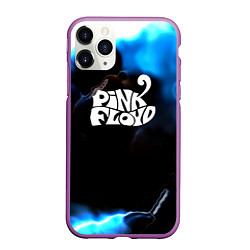 Чехол iPhone 11 Pro матовый Pink floyd абстракт бенд, цвет: 3D-фиолетовый