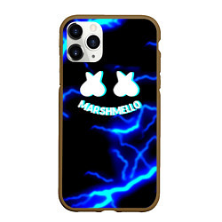 Чехол iPhone 11 Pro матовый Маршмэллоу шторм, цвет: 3D-коричневый