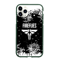 Чехол iPhone 11 Pro матовый The last of us winter snow, цвет: 3D-темно-зеленый