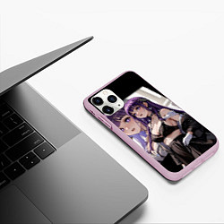 Чехол iPhone 11 Pro матовый Ферн из аниме фриерен, цвет: 3D-розовый — фото 2