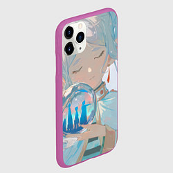 Чехол iPhone 11 Pro матовый Sousou no Frieren, цвет: 3D-фиолетовый — фото 2
