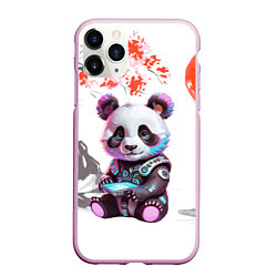 Чехол iPhone 11 Pro матовый Funny panda - China