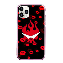 Чехол iPhone 11 Pro матовый Гуррен-Лаганн love pattern