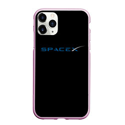 Чехол iPhone 11 Pro матовый NASA space usa, цвет: 3D-розовый