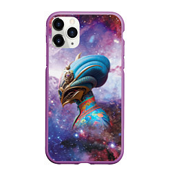 Чехол iPhone 11 Pro матовый Nefertiti is from another planet, цвет: 3D-фиолетовый
