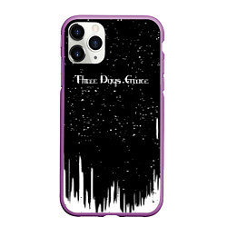 Чехол iPhone 11 Pro матовый Three days grace rock band