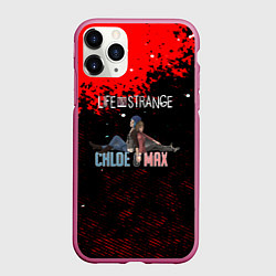 Чехол iPhone 11 Pro матовый Life is strange Хлоя и Макс