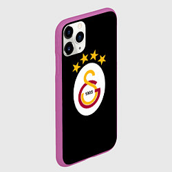 Чехол iPhone 11 Pro матовый Galatasaray logo fc, цвет: 3D-фиолетовый — фото 2