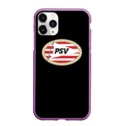 Чехол iPhone 11 Pro матовый PSV fc club, цвет: 3D-фиолетовый