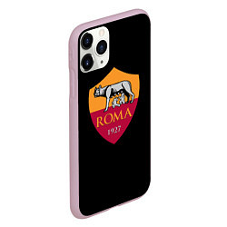 Чехол iPhone 11 Pro матовый Roma fc club sport, цвет: 3D-розовый — фото 2