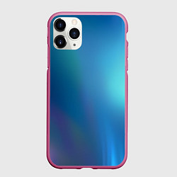 Чехол iPhone 11 Pro матовый Легкая голография, цвет: 3D-малиновый