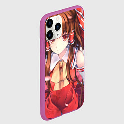 Чехол iPhone 11 Pro матовый Touhou Project Рейму Cute, цвет: 3D-фиолетовый — фото 2