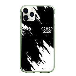 Чехол iPhone 11 Pro матовый Audi краски белые