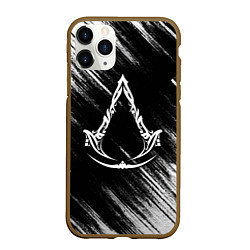 Чехол iPhone 11 Pro матовый Assassins creed Mirage - потертости, цвет: 3D-коричневый