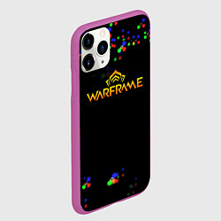Чехол iPhone 11 Pro матовый Warframe текстура блеск, цвет: 3D-фиолетовый — фото 2