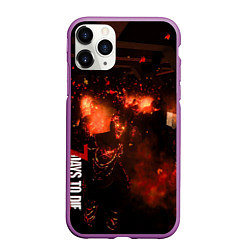 Чехол iPhone 11 Pro матовый Last Hope P4, цвет: 3D-фиолетовый