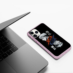 Чехол iPhone 11 Pro матовый Рёмен Сукуна - Магическая битва, цвет: 3D-розовый — фото 2