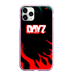 Чехол iPhone 11 Pro матовый Dayz flame, цвет: 3D-розовый