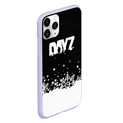 Чехол iPhone 11 Pro матовый Dayz снежинки, цвет: 3D-светло-сиреневый — фото 2