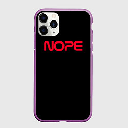 Чехол iPhone 11 Pro матовый Nope - NASA, цвет: 3D-фиолетовый